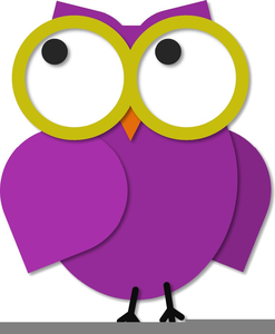 Owl With Glasses Clipart.