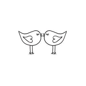 Love birds clipart black and white 4 » Clipart Station.