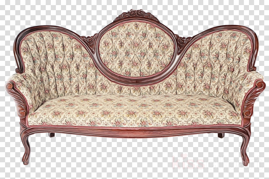 furniture loveseat brown outdoor furniture couch clipart.