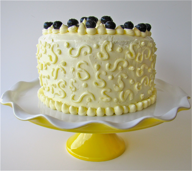 Mean Chef's Triple Lemon Layer Cake.