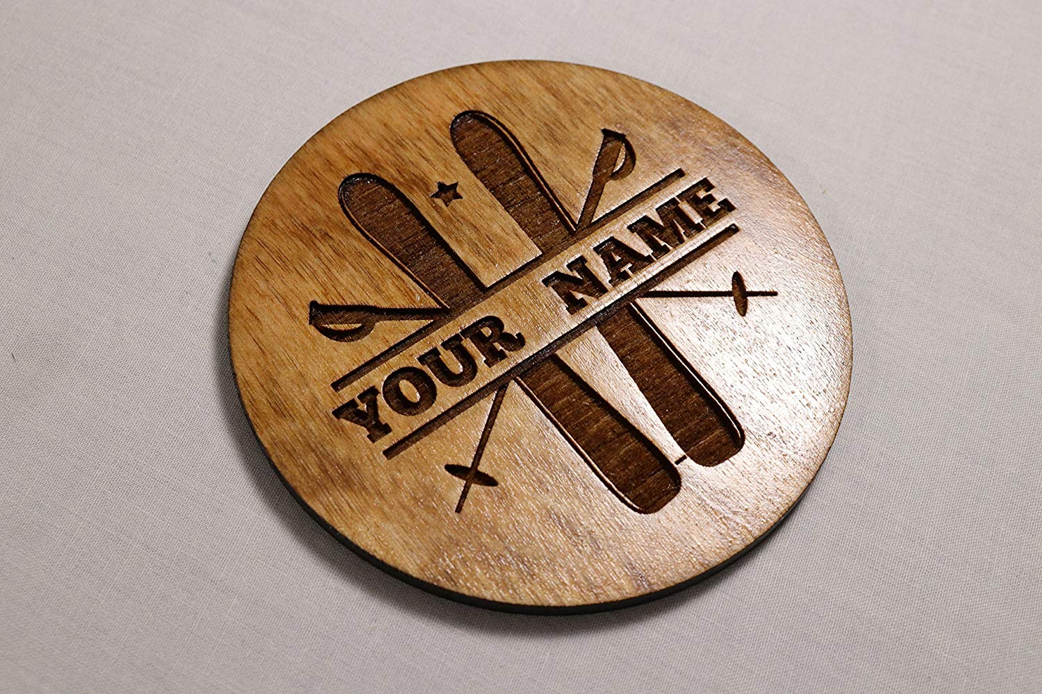 Amazon.com: CUSTOM Ski Logo Coasters.