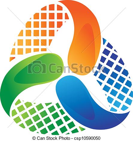 Abstract logo design vector stock.