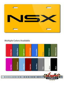 Details about Acura Honda NSX Badge Emblem Logo Novelty 6X12 Aluminum  License Plate 16 Colors.