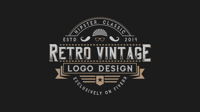 retro logo maker.