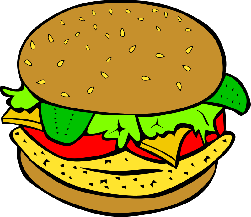 Hamburger Food Clipart Pictures Royalty Free.