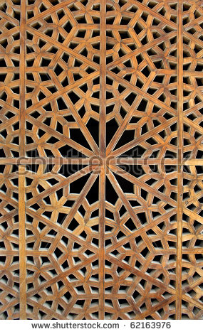 Wooden Lattice Stock Images, Royalty.