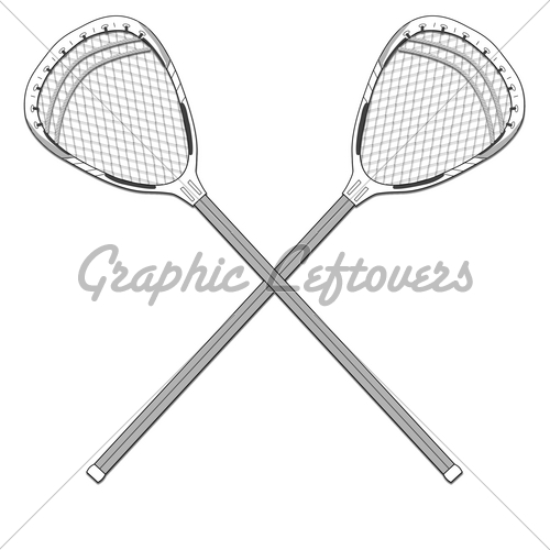 Lacrosse Goalie Stick Clipart.