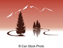 Lakeside Clipart Vector Graphics. 92 Lakeside EPS clip art vector.