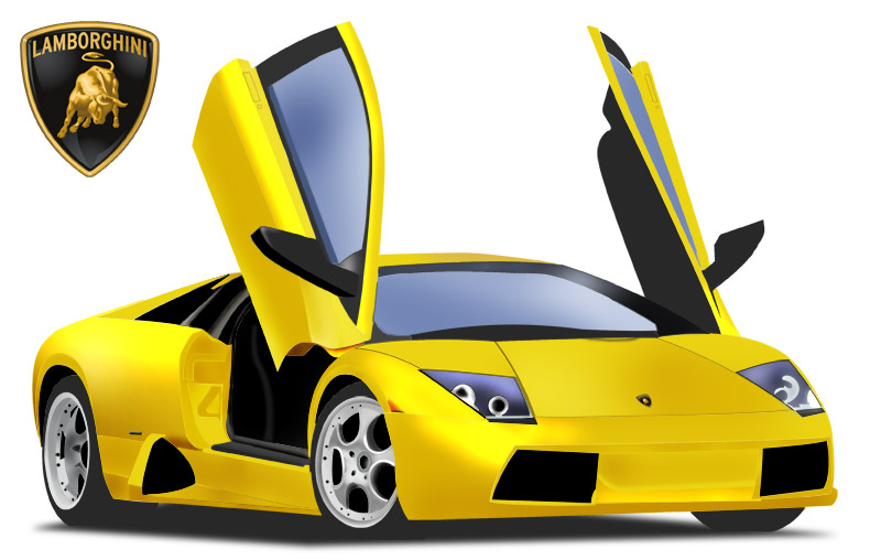 Lamborghini Clip Art N10 free image.