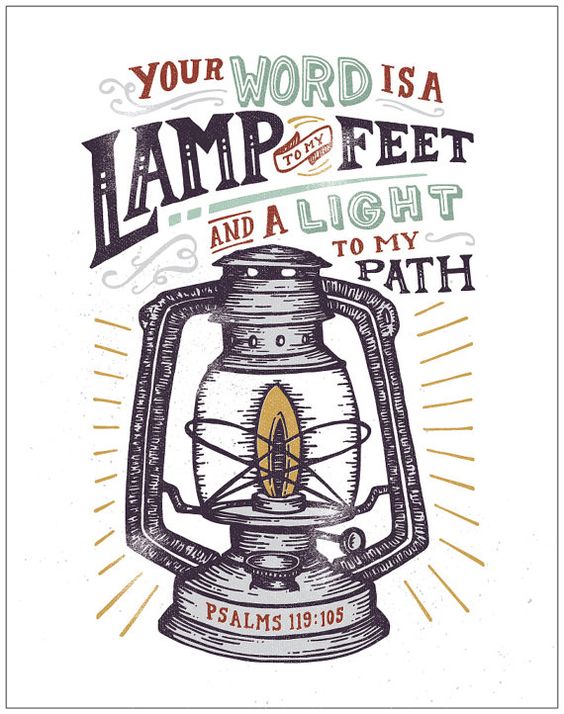 Lamp to my feet.