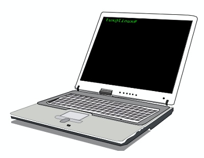 Laptop Clip Art Image.