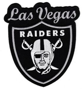 Details about LAS VEGAS RAIDERS LOGO PATCH XLG 8 1/2\