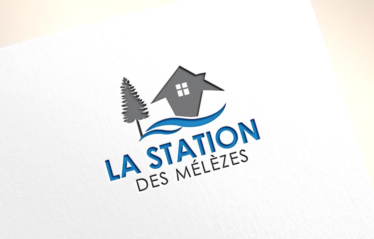 Masculine, Elegant, Rental Logo Design for La station des.