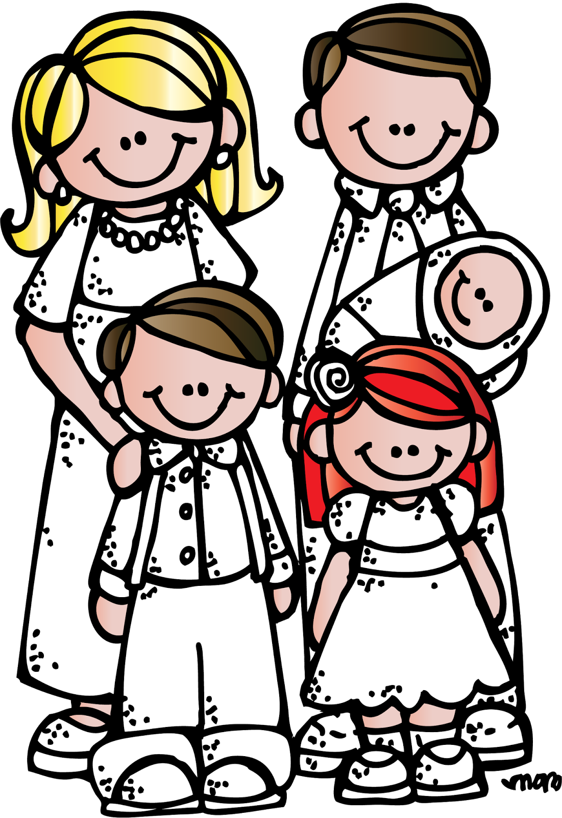 LDS Family History Clip Art.