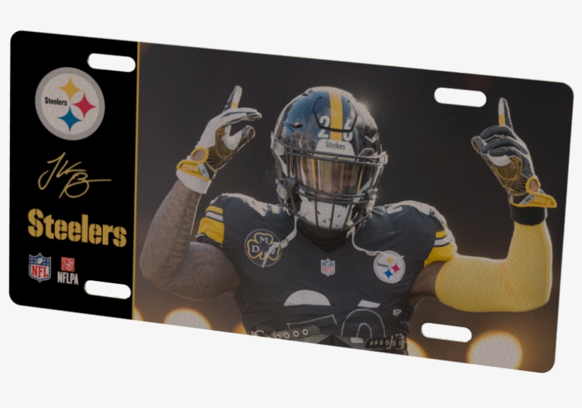 Pittsburgh Steelers Le\'veon Bell Metal Photo.