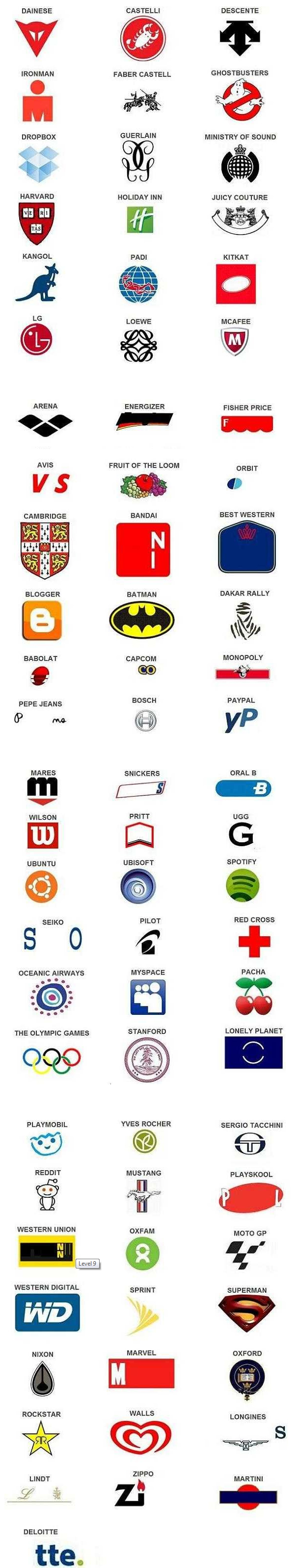 Logos Quiz Answers Level 9.