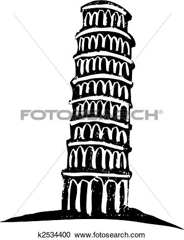 Leaning tower pisa Clipart and Illustration. 525 leaning tower.