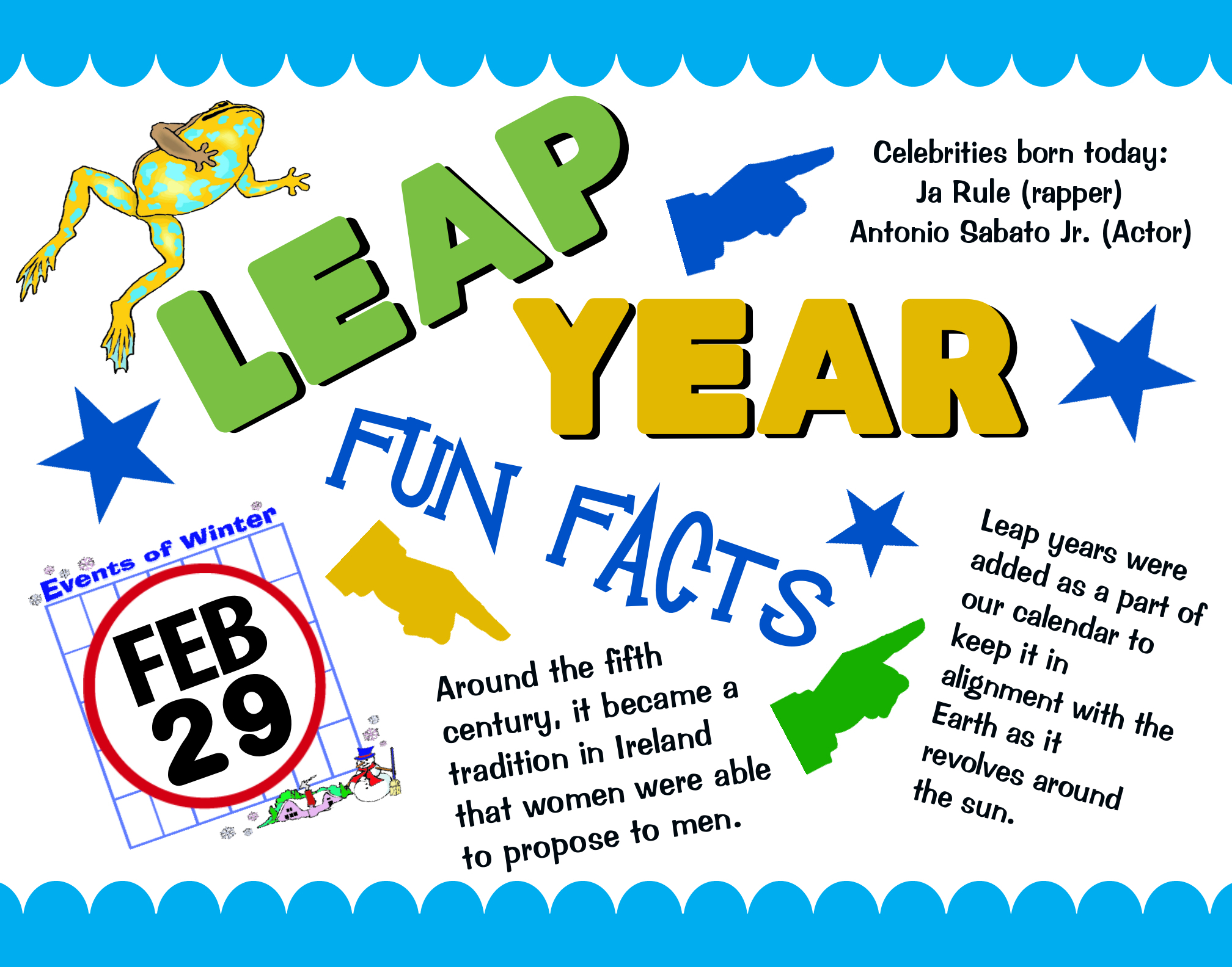 Leap Year Clipart.