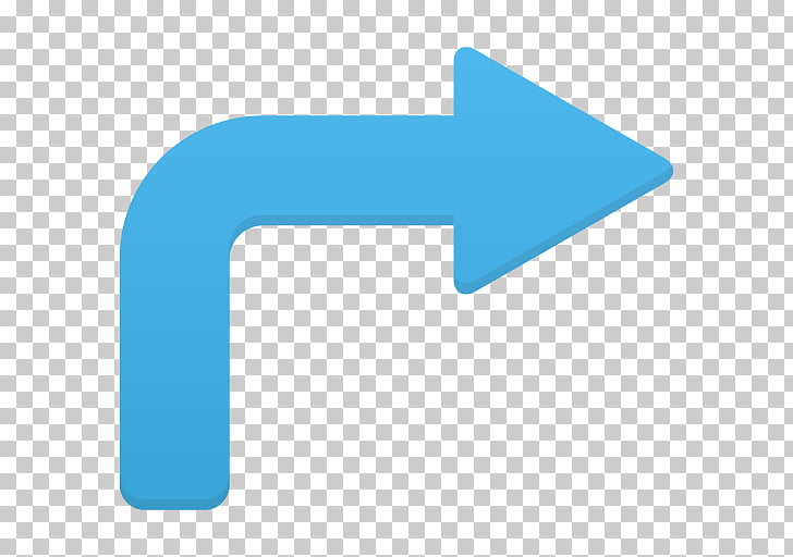 Blue angle text symbol, Arrow turn right, blue right arrow.