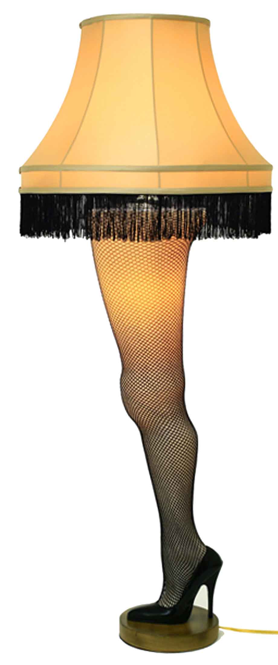 Christmas movie leg lamp.