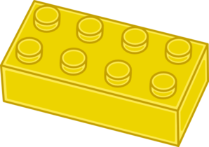 Lego brick for stencil.