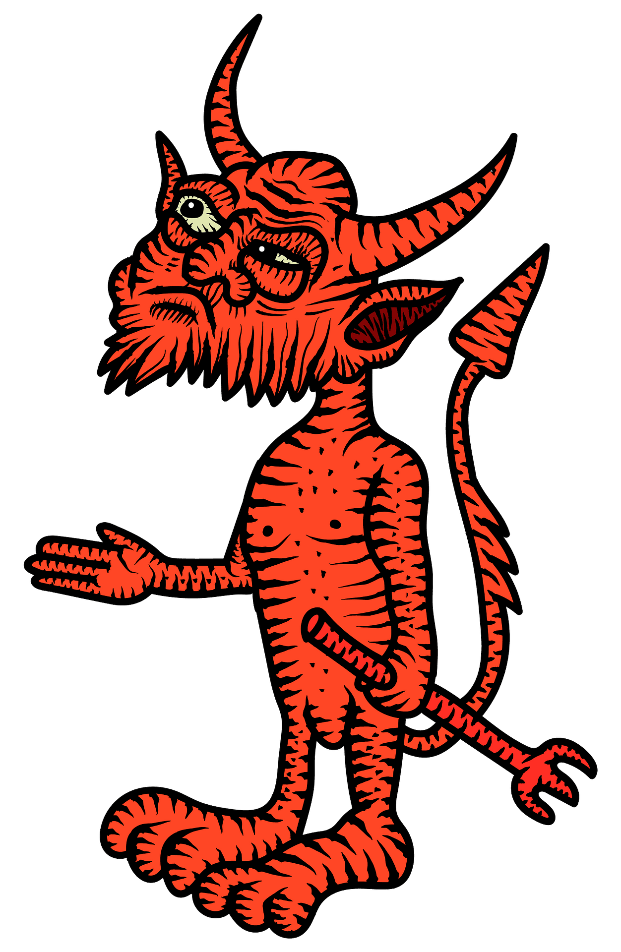 Little devil clipart. Free download..