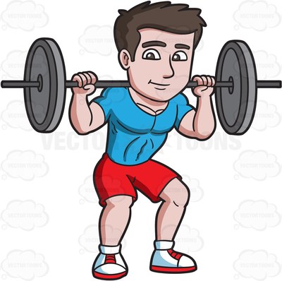 Showing post & media for Cartoon guy lifting big weights.