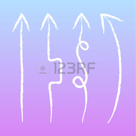 Hand Drawn Arrow And Spear Clipart.