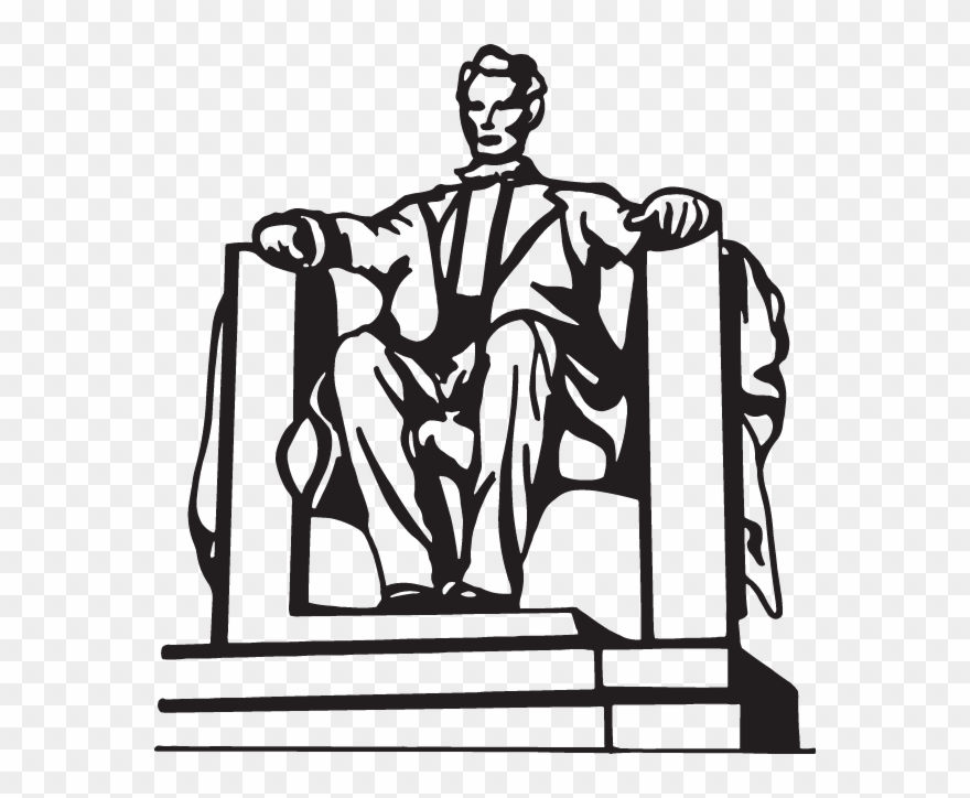 Download Lincoln Memorial Black And White Clipart Lincoln.