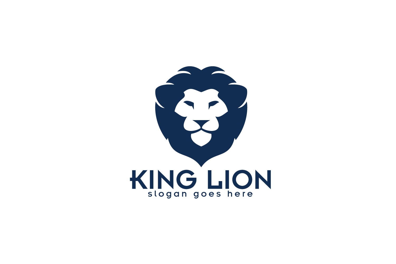 King Lion logo design..