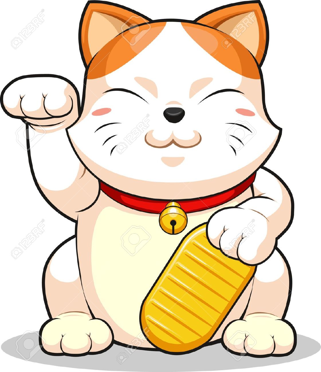 Lucky Cat (Makeni Neko) Royalty Free Cliparts, Vectors, And Stock.