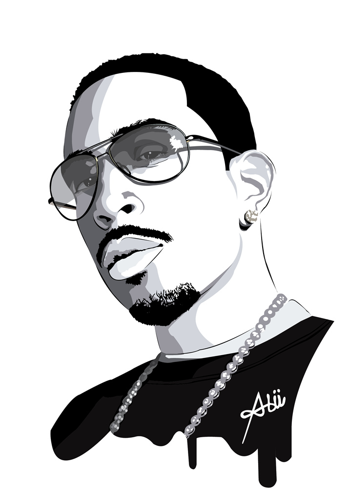 Vector Drawing: Ludacris.