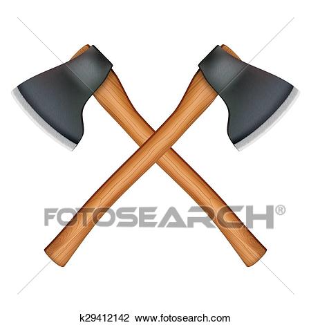 Lumberjack axe Clipart.