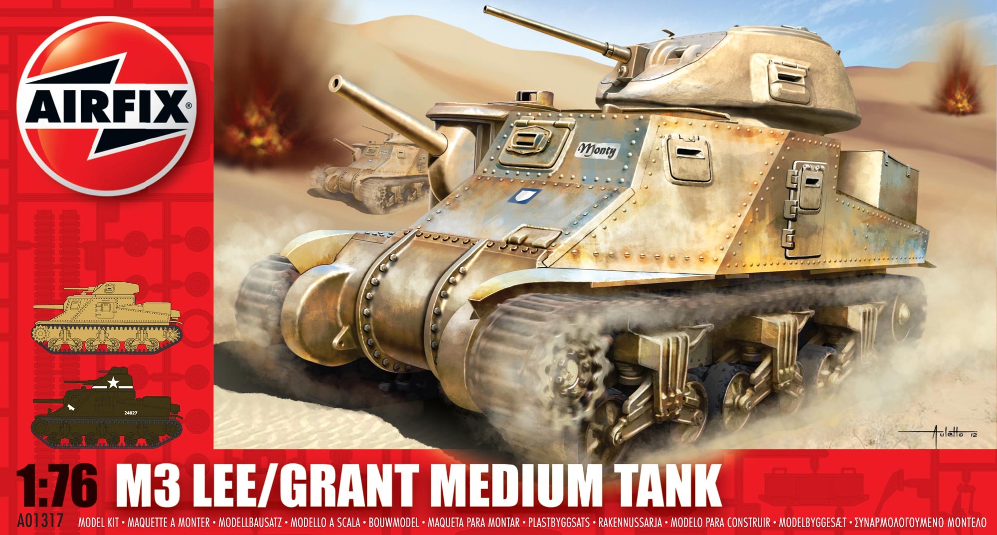 Airfix A01317 M3 Lee/Grant Medium Tank 1:76.