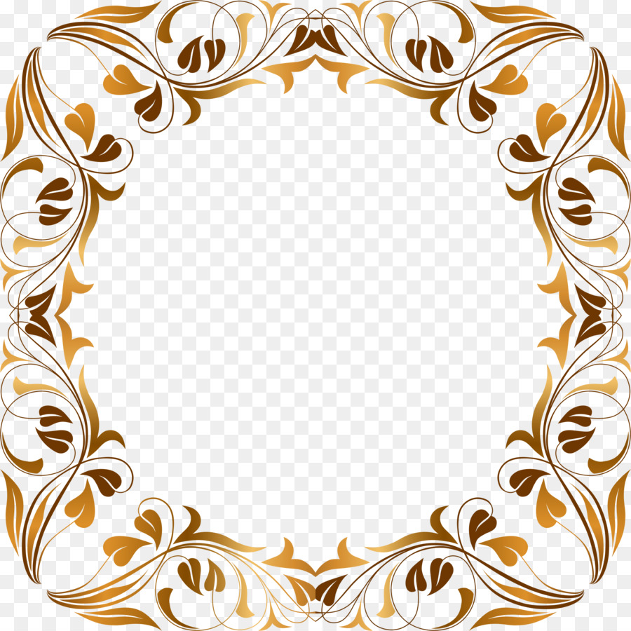 Floral Pattern Frame clipart.