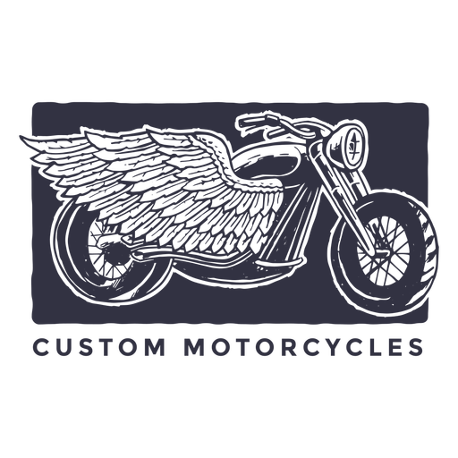 Custom motorcycles logo.