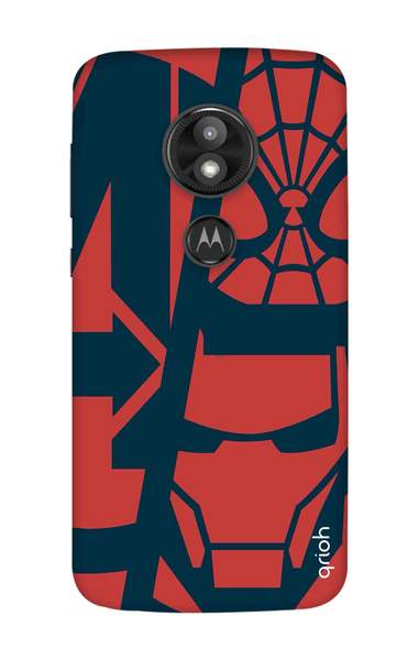 Superhero Clip Art Case for Motorola Moto E5 Play.