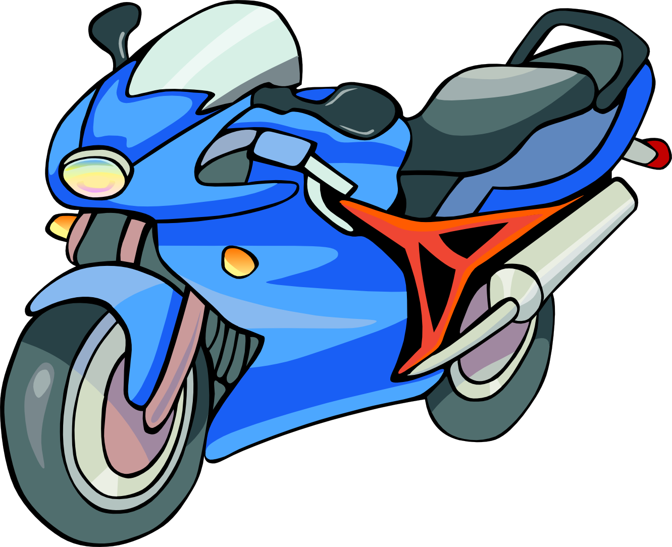 Motorbike Clipart.