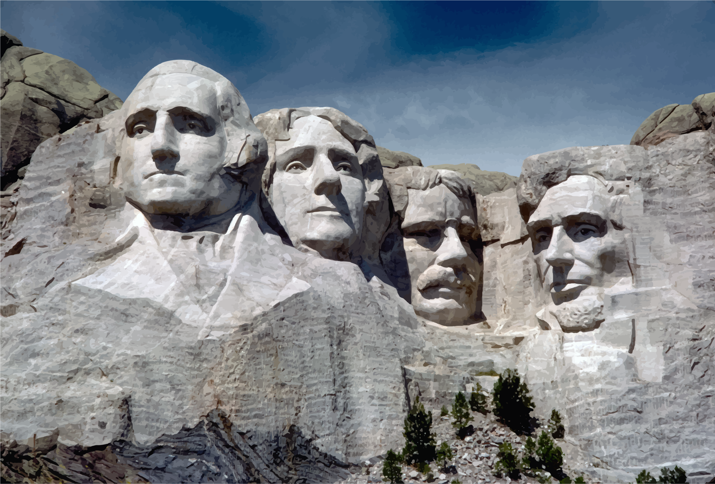 Mount Rushmore Clipart.