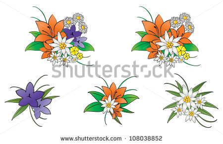 Mountain Flowers Stock Vectors, Images & Vector Art.