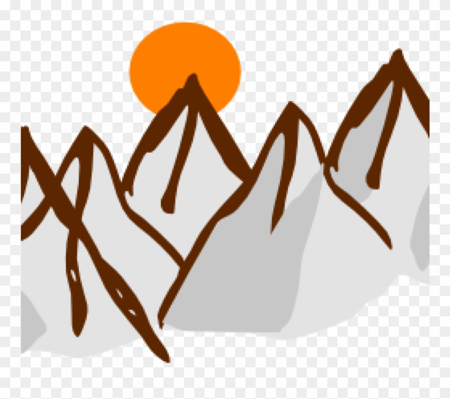 Mountain Range Clip Art Range Clipart Cute Borders.