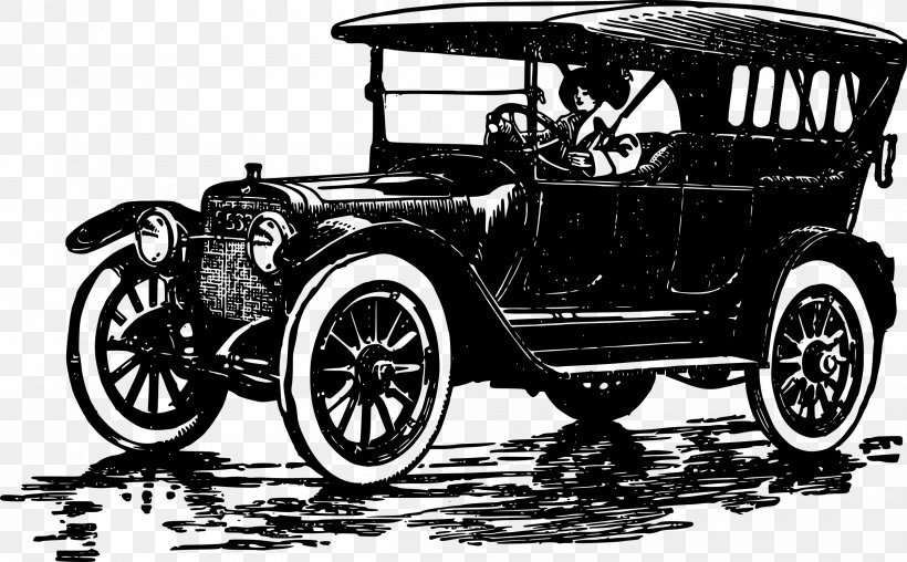 Classic Car Ford Model T Clip Art, PNG, 2400x1487px, Car.