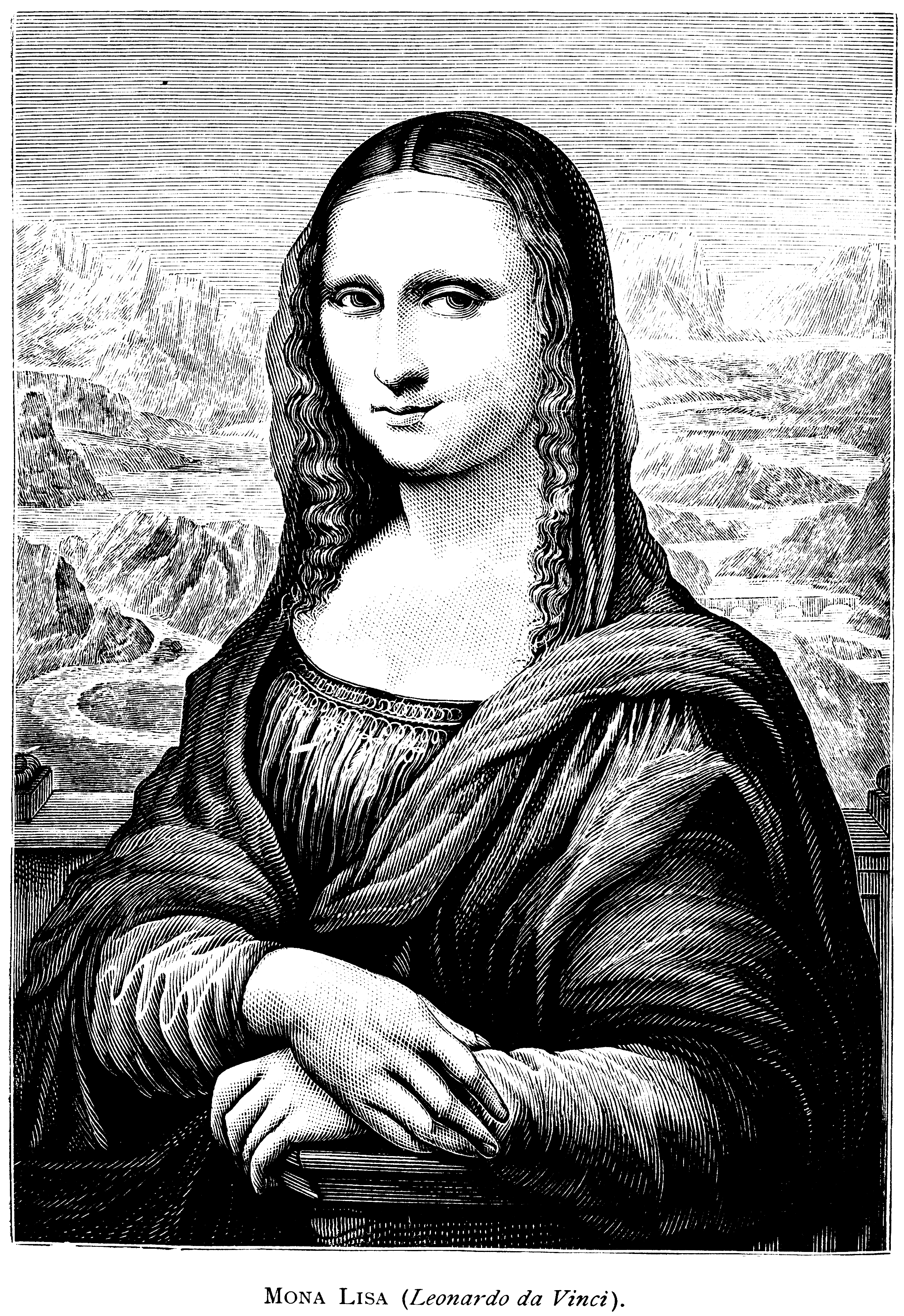 Mona Lisa Clipart Free.