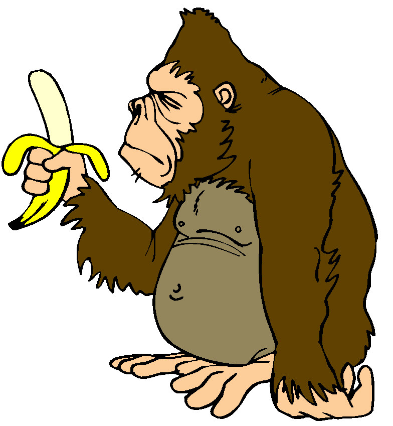 Monkey Clip Art Birthday.