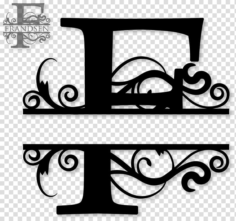 Monogram Letter , initials transparent background PNG.