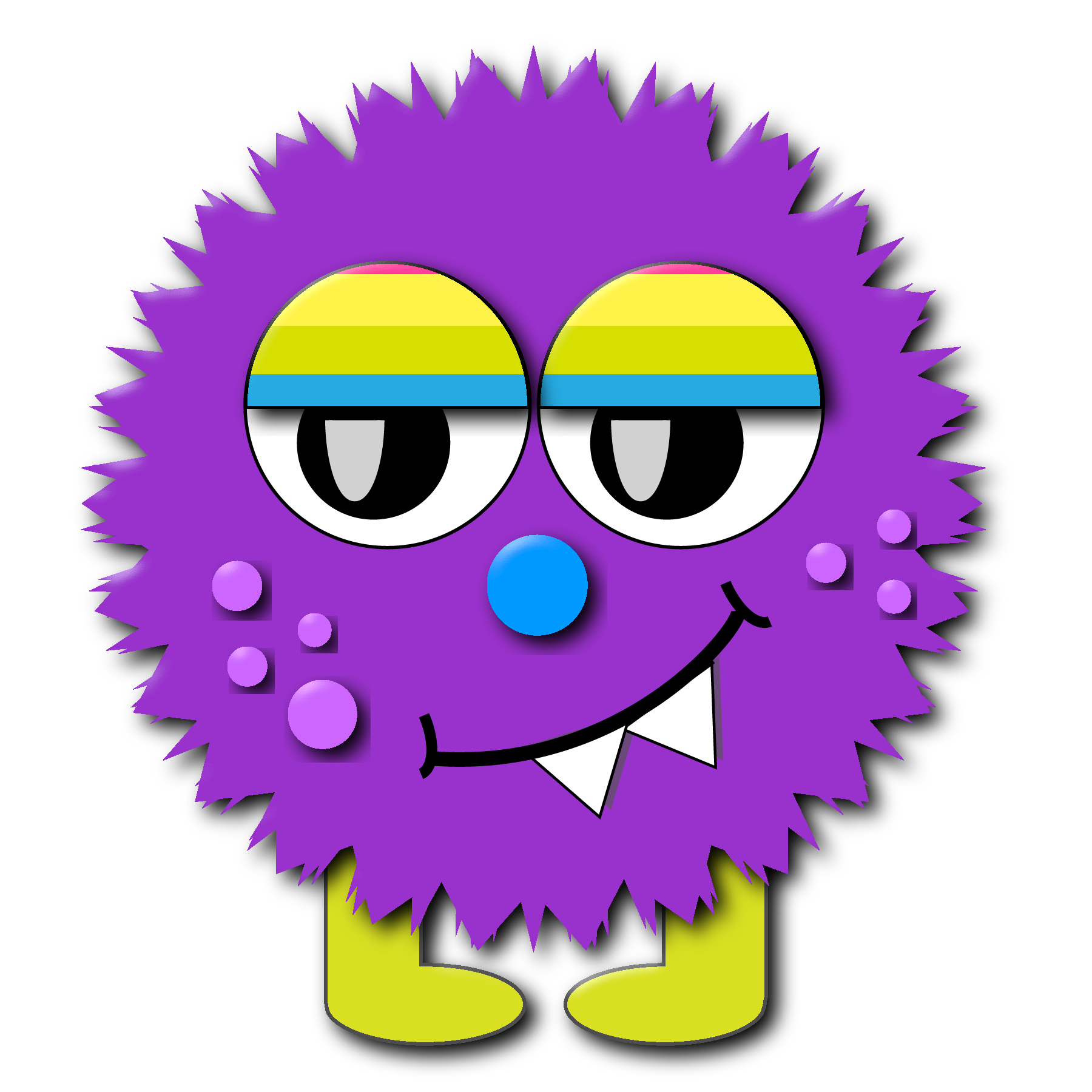 Monster clip art cartoon free clipart images 6.