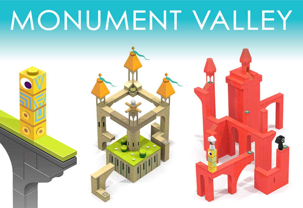 Monument valley game clipart.