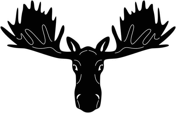 Moose Head Free DXF file.