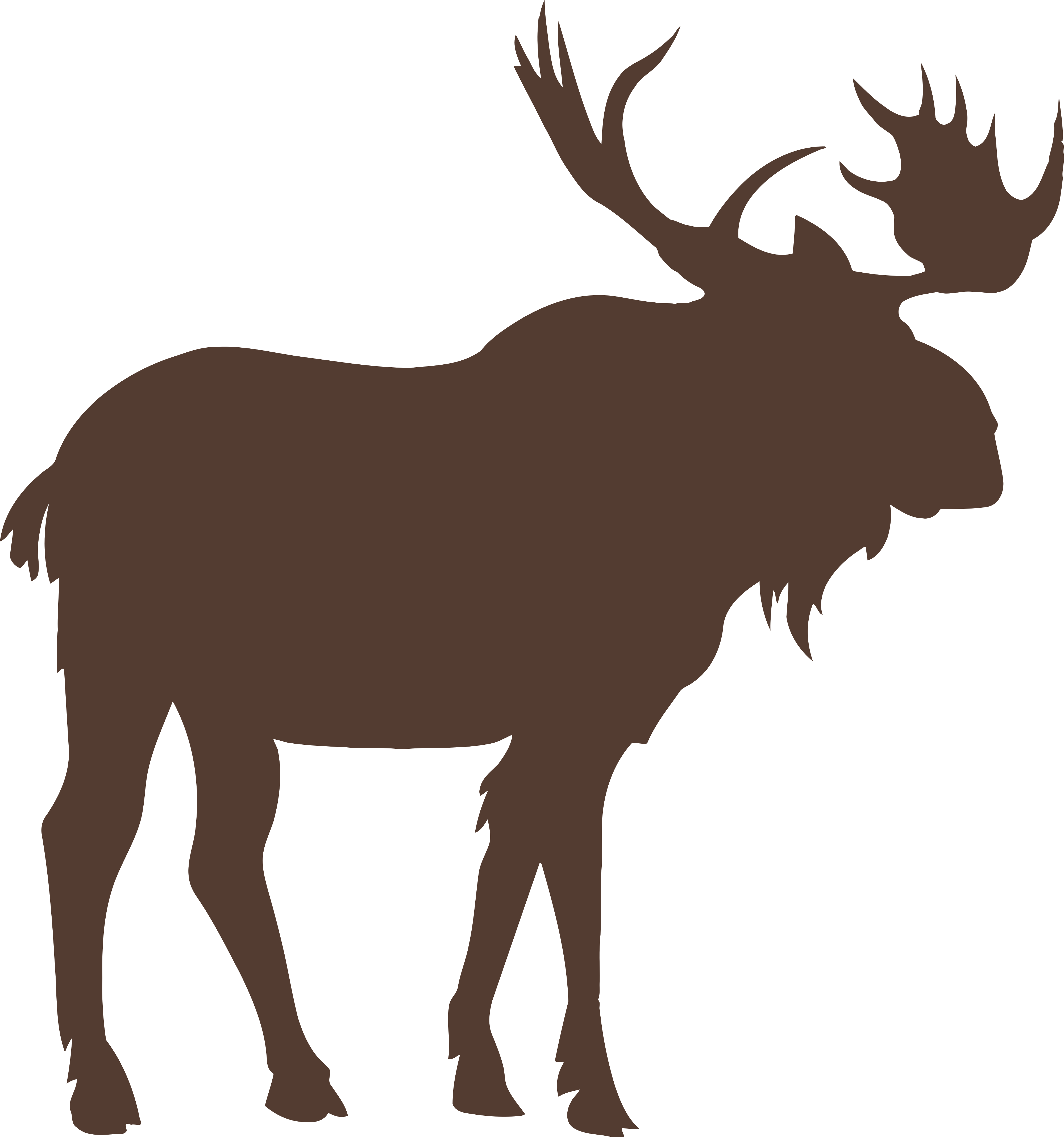 Moose Vector graphics Royalty.