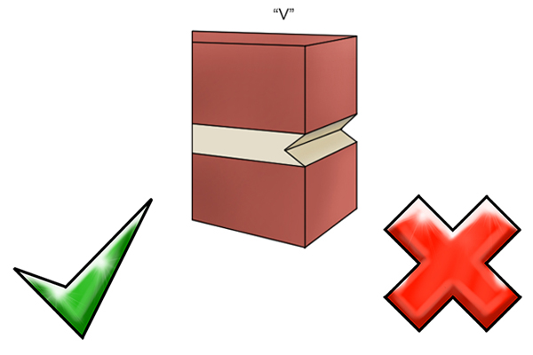 What are the different types of mortar joint?.